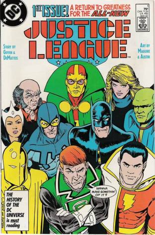 Cover to Justice League (1987) #1